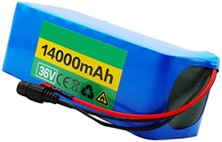 stdpcxz Scooter Eléctrico De 36V Bateria 36V 14AH Batería De Litio De Bicicleta Eléctrica 500W Baterías De Bicicleta Eléctrica 36V 14AH,XT60 características