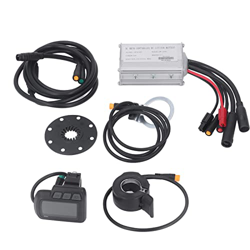 BuyWeek Controlador de Motor de Bicicleta eléctrica, DC 36V/48V 250W/350W Bicicleta eléctrica 15A Controlador EN06 Panel Acelerador de Potencia Sensor precio