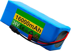 stdpcxz Paquete Batería De Iones De Litio para Bicicleta Eléctrica De 36V 10S4p 16Ah Batería De Alta Potencia 750W Bicicleta Eléctrica BMS con Enchufe precio