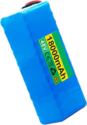 stdpcxz Batería Iones Litio 48V 18000Mah Ebike Paquete Baterías 18Ah para Motor 700W para Scooter Eléctrico Motocicletas Eléctricas Triciclos Eléctric en oferta