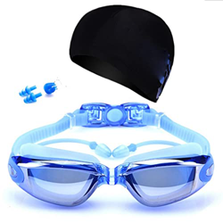 ZLYPSW Gogas de natación Papas de Buceo de Gafas Paplugas de la Oreja Rips de la Nariz UVA Proteccion (Color : C, Size : One Size) precio