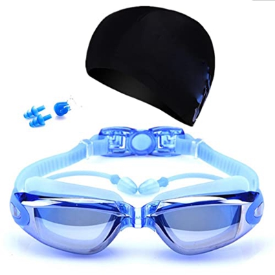 ZLYPSW Gogas de natación Papas de Buceo de Gafas Paplugas de la Oreja Rips de la Nariz UVA Proteccion (Color : C, Size : One Size)