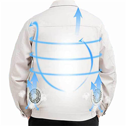 Ventilador De Chalecos De Hielo para Hombres Aire Acondicionado Ropa Cool Sport USB Carga De Enfriamiento Trabajador De Refrigeración Al Aire Libre Fi en oferta