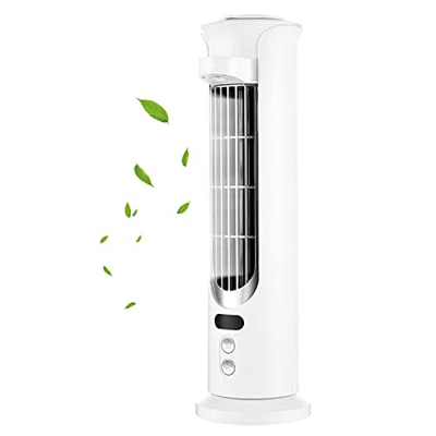 LERSHY Ventilador de Aire Acondicionado portátil sin Hojas, humidificador de Aire Torre de enfriamiento de Agua por evaporación Ventilador de Torre de