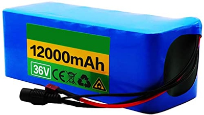 Batería De Bicicleta Eléctrica De 36V, Batería De Bicicleta De 12Ah Para Bicicleta Eléctrica De Motor De 500W, Batería De Iones De Litio De Bicicleta 