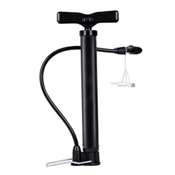 Bomba de piso de bicicleta Presta y válvulas de Schrader REVERSA Automáticamente Bomba de aire mini Bicicleta 120 PSI con bomba de aguja de bola multi precio