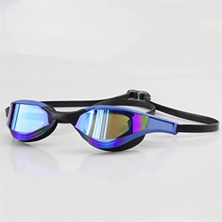 ZLYPSW Profession Racing de Gafas de natación con Placas Impermeables UVA Concurso de protección anteojos Anti-Fog Lentes de Combate al Aire Libre (Co en oferta
