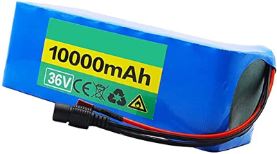 stdpcxz Batería Bicicleta Eléctrica 36V 10000Mah Batería Iones Litio 10Ah Batería Recargable con Cargador Apto para 500W Scooters Eléctricos Sillas De