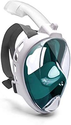 Máscaras de buceo con esnórquel de cara completa Máscaras de esnórquel de cara completa Panorámica antivaho Antifugas Natación Snorkel Máscara de buce