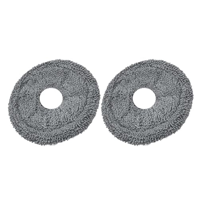 BAIHOGI Robot de Barrido de fregona de Repuesto, paño de Limpieza Lavable para Accesorios Cobos (Color : Gray)