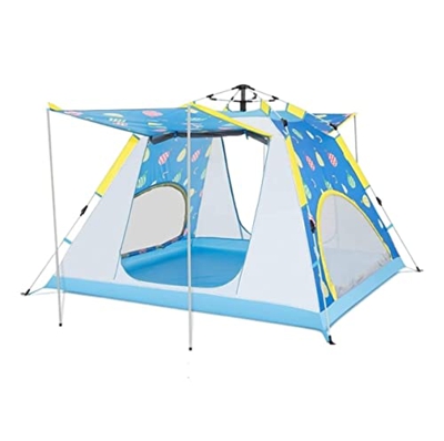 Tienda de Campaña Tiendas de campaña Tienda Emergente Automática Para 4 Personas Con Revestimiento De Protección Solar Tienda Instantánea Impermeable 
