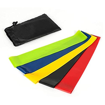 FMOPQ Juego de Bandas de Resistencia para Entrenamiento, Bandas elásticas de Resistencia para Fitness, 5 Niveles de Resistencia Diferentes con guía y 