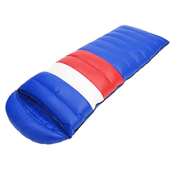 DLRICH Saco de dormir Sacos de dormir para acampar Turismo Goose Down Saco de dormir de invierno con bolsa de compresión 1200g-azul en oferta