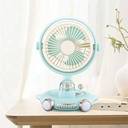 Gbdfs Lindo Mini fanático USB Luz Nocturna Recargable de Tres velocidades Ajuste de los niños Dormitorio Niños Estudiante Ventilador de lámpara de Noc características