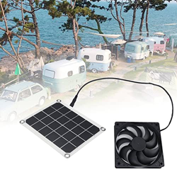 Kit de ventilador de panel solar, ventilador de 10 W alimentado por energía solar, ventilador de escape solar impermeable, ventilador de ventilación s en oferta