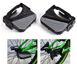 ZNZNANG Pedales traseros plegables para bicicleta de montaña, reposapiés para asiento trasero plegable antideslizante (1 par) precio