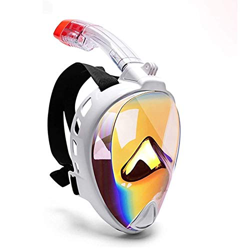 Máscara de buceo con esnórquel, máscara de buceo subacuática antivaho, máscara de esnórquel de cara completa, equipo de esnórquel profesional para muj precio