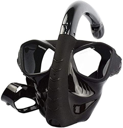 Máscara de buceo con esnórquel de cara completa Máscara de esnórquel seca de cara completa Máscara de buceo inastillable de vidrio templado Diseño de  características