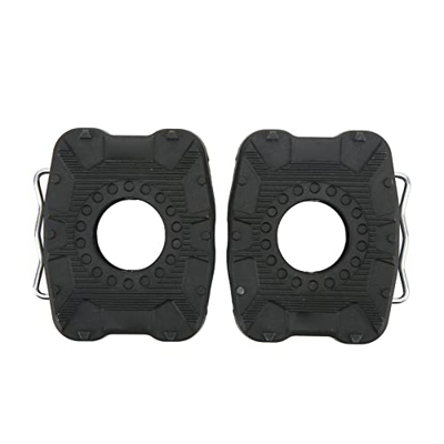 MXGZ Adaptador de Placa de Pedal de Bicicleta, convertidor de Pedal sin Clip de aleación de Aluminio de Nailon portátil Negro a Pedal Plano para Monta