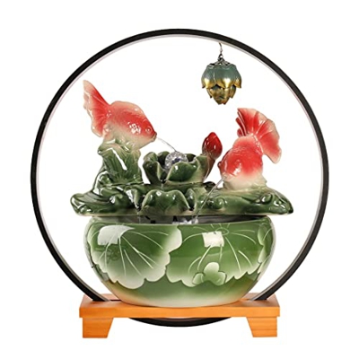 Fountains Desktop Fountain Office Desk Water Fountain Indoor Desktop Atomization Fountains Living Room Decoration Waterfall Fountain Tabletop Fountain
