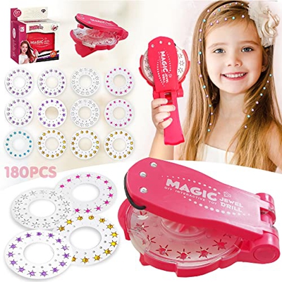 Kit de accesorios para el cabello, máquina de tatuaje de diamante, herramienta de estilismo para el cabello, herramienta de estilismo para niñas y niñ