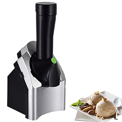 Ecoodisk Fabricante de Helados automático de postres congelados, Fabricante de Helados de Bricolaje en el hogar, rápido, fácil de Limpiar y Suave para