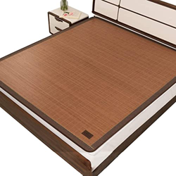 DYCIN Alfombras para Dormir de Verano Mat de Verano for Dormir bambú bambú Grueso y Estera Plegable de Doble Cara Disponible de Tres Piezas Suave sin  precio