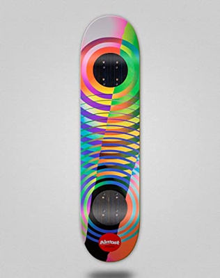 Almost monopatín Skate Skateboard Deck Tabla Youness Gradient Cuts Impact 8.375