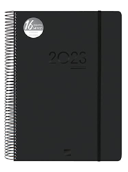 Finocam - Agenda 2022 2023 Ikon 16 meses 1 Día Página Septiembre 2022 - Diciembre 2023 (16 meses) Negro Internacional características