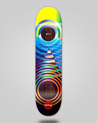 Almost monopatín Skate Skateboard Deck Tabla Bowerbank Gradient Cuts Impact 8.25