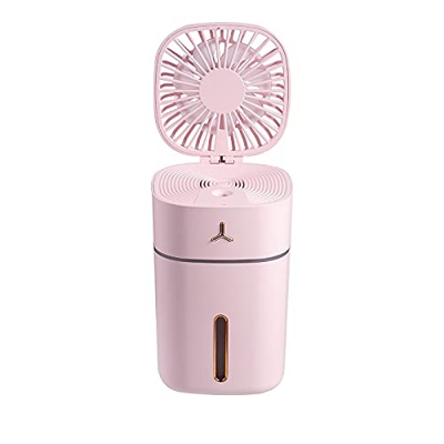 Desktop humidifier 300ML USB Ultrasonic Humidifier Portable Cool Mist Humidifier with Color Night Light for Desktop (Color : A) (C)