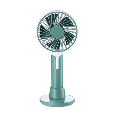 LGESR Portable Fan Cooling Portable Fan Mini Handheld Desk Personal USB Battery Rechargeable Fan with Base 3 Speed Small Table Fan for Home Office Out