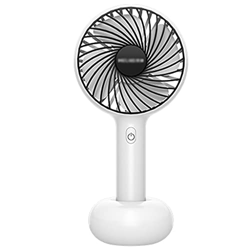 LGESR Portable Fan Handheld Fan Portable Handheld Fan Rechargeable Personal Small Desk Fan with Base 3 Speed Settings Battery Operated USB Hand Fan fo características