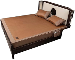 Alfombras para dormir de verano Summer Surming Mat Bamboo Asientos engrosados ​​de tres piezas Mal de malla transpirable Avalte suave cómodo cama dobl precio