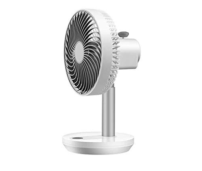 Small Fan USB Rechargeable 4000 MA Quiet Sound Desktop Portable Shaking His Head Four Speeds Home Office Outdoor Travel Summer Essentials