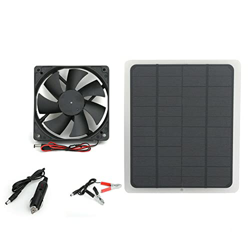 KOYLUZ Kit de Ventilador de energía Solar de 10 W, Ventilador de Escape de Mini Ventilador de Panel Solar a Prueba de Agua para enfriamiento de Invern características