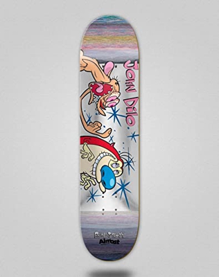 Almost monopatín Skate Skateboard Deck Tabla Dilo REN & Stimpy 8.125