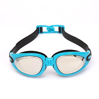 ZLYPSW Gafas de natación Anti-Fog for niños Gafas Impermeables Gafas de Silicona de Lente de Silicona Gafas ópticas (Color : A)