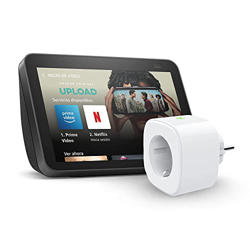 Echo Show 8 (2.ª generación, modelo de 2021), Antracita + Meross Smart Plug (enchufe inteligente WiFi), compatible con Alexa - Kit de inicio de Hogar  precio