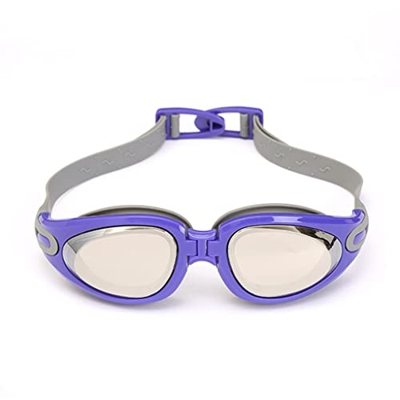 ZLYPSW Gafas de natación Anti-Fog for niños Gafas Impermeables Gafas de Silicona de Lente de Silicona Gafas ópticas (Color : C)