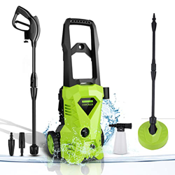 Limpiador de alta presión 1650 W, pistola de alta presión de 135 bares (caudal máximo: 420 l/h, limpiador de terrazas, boquilla 3 en 1, boquilla de es características