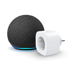 Echo Dot (4.ª generación), Antracita + Meross Smart Plug (enchufe inteligente WiFi), compatible con Alexa - Kit de inicio de Hogar digital características