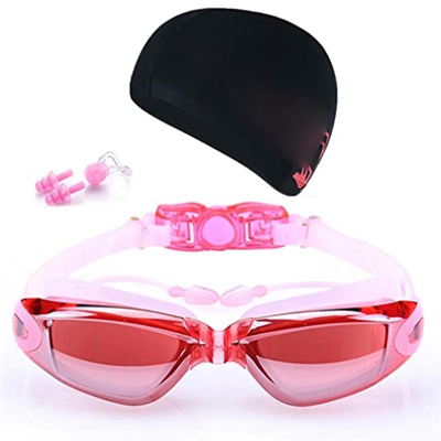 ZLYPSW Gogas de natación Papas de Buceo de Gafas Paplugas de la Oreja Rips de la Nariz UVA Proteccion (Color : D, Size : One Size)
