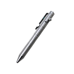 Obelunrp Bolígrafo portátil, Pluma de Fuente de Titanio, Pluma de Firma de Oficina Comercial, bolígrafo, bolígrafo, Tipo de Perno, metálico 1pc en oferta
