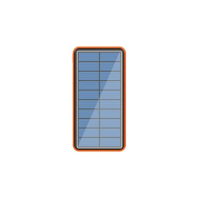 ALCR Banco de energía Solar de 80000mah, Cargador rápido para Panel de batería de teléfono con luz de Camping Batería Externa de 4 USB Powerbank Naran