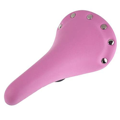 JINPENGRAN Silla de Bicicleta Silla de Bicicleta, Asiento de Ciclo de Cuero de PU Bicicleta Engranaje Fijo en Marcha,F