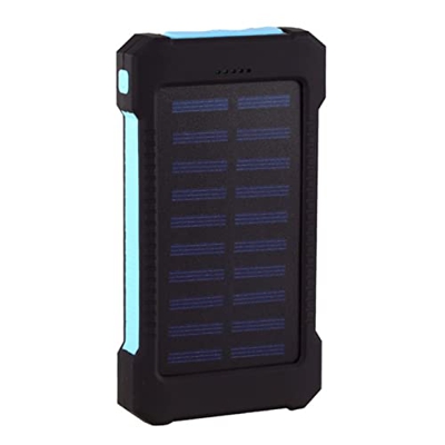 ALCR Banco de energía Solar de 30000mah, Cargador Solar a Prueba de Agua, Puertos USB, Cargador Externo, Banco de energía para teléfono Inteligente co