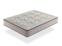 Colchon Natural muelles ensacados 135X200 Organic Natura, Altura 26 CM, 100% Algodon y Lino en oferta