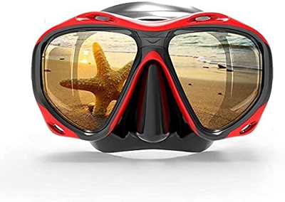 Samnuerly Buceo Snorkeling Mask ProfesionalMáscaras de Buceo Deportes acuáticos Equipo de Snorkel Bajo el Agua Adultos o niños Nadando (Color : Black)