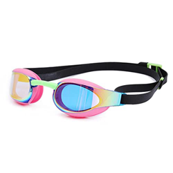 ZLYPSW Enchapado de Silicona Gafas Impermeables Anti-Fog Anti-Fog -UV Casas de natación de la Competencia (Color : C, Size : One Size) en oferta
